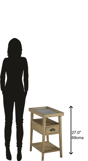 Hekman Furniture 27873 Chair Side Table W\ Drawer 27873