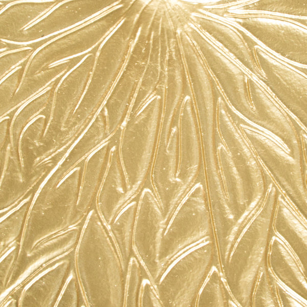 Zuo Modern Lily Aluminum Modern Commercial Grade Side Table Gold Aluminum