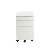 Floyd 3 Drawer File Cabinet in White