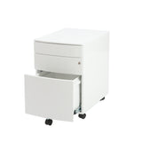 Floyd 3 Drawer File Cabinet in White