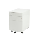 Floyd 3 Drawer File Cabinet in White