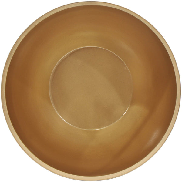 Doma Glass / Iron Contemporary Cream / Gold End Table - 20" W x 20" D x 20" H