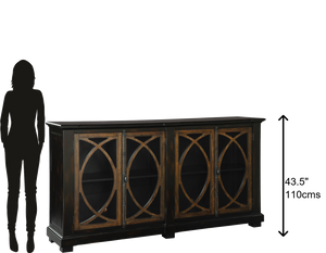 Hekman Furniture 28026 Circle Lattice Entertainment Center 28026