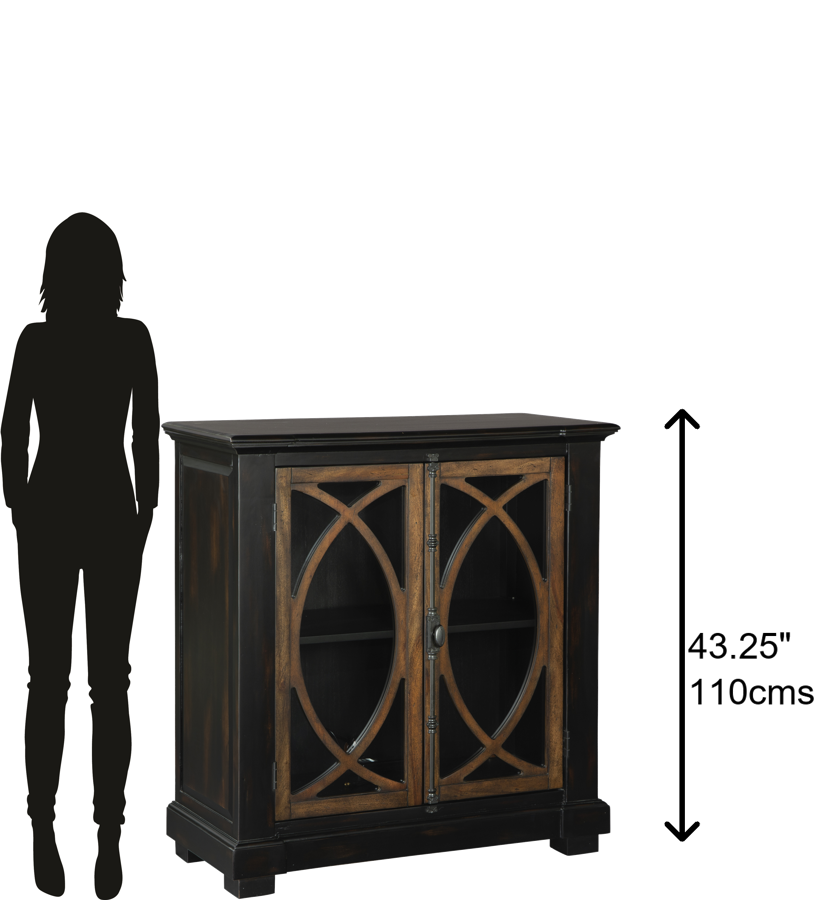 Hekman Furniture 28027 Short Circle Lattice Entertainment Center 28027