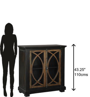 Hekman Furniture 28027 Short Circle Lattice Entertainment Center 28027