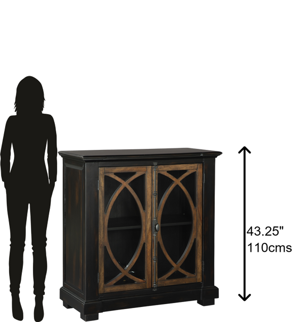 Hekman Furniture 28027 Short Circle Lattice Entertainment Center 28027