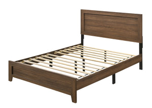 Miquell Transitional Bed Oak (cc#) 28047EK-ACME