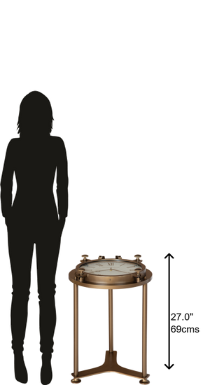 Hekman Furniture 28186 Porthole Clock Table 28186