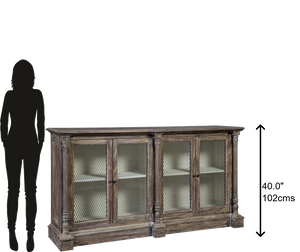 Hekman Furniture 28194 Buffet With Wire Doors 28194