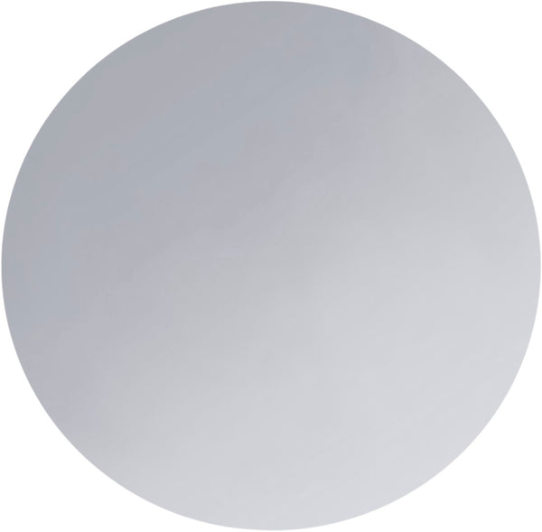 Jazzy Stainless Steel Contemporary Silver End Table - 20" W x 20" D x 22" H