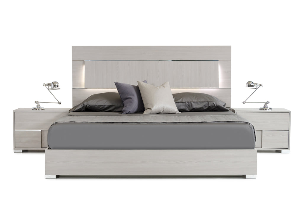 Modern Grey Queen Bedroom Set