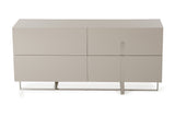 Minimalist Light Gray 3 Drawer Dresser