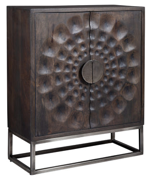 Hekman Furniture 28302 Circle Carved Door Cabinet 28302
