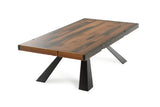 15' Ship Wood and Metal Coffee Table