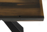 15' Ship Wood and Metal Coffee Table