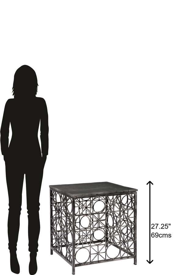 Hekman Furniture 28337 Rings Square Lamp Table 28337