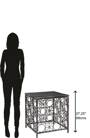 Hekman Furniture 28337 Rings Square Lamp Table 28337