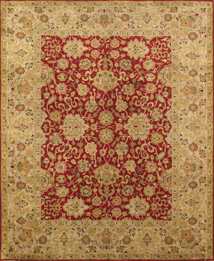Pasargad Antique Melody Collection Navy Lamb's Wool Area Rug 028373-PASARGAD