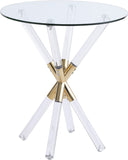 Mercury Acrylic Contemporary End Table