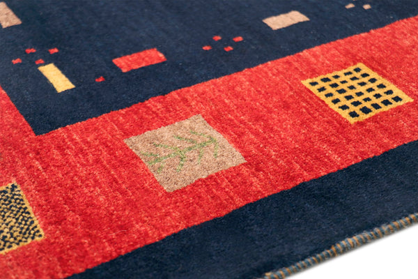 Pasargad Tribal Collection Hand-Knotted Lambs Wool Area Rug 028420-PASARGAD