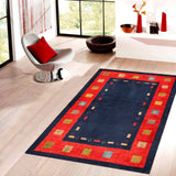 Pasargad Tribal Collection Hand-Knotted Lambs Wool Area Rug 028420-PASARGAD