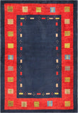 Pasargad Tribal Collection Hand-Knotted Lambs Wool Area Rug 028420-PASARGAD