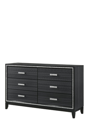 Haiden Contemporary Dresser Weathered Black Finish 28435-ACME