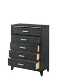 Haiden Contemporary Chest Weathered Black Finish 28436-ACME