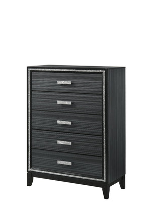 Haiden Contemporary Chest Weathered Black Finish 28436-ACME