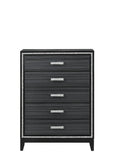 Haiden Contemporary Chest Weathered Black Finish 28436-ACME