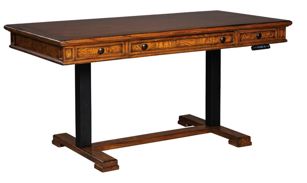 Hekman Furniture Adjustable Desk Adj Hgt Desk Urban Ash 28497