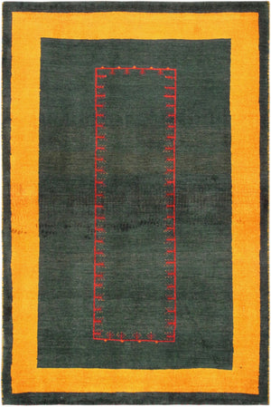 Pasargad Tribal Collection Hand-Knotted Lambs Wool Area Rug 028510-PASARGAD