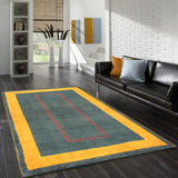 Pasargad Tribal Collection Hand-Knotted Lambs Wool Area Rug 028510-PASARGAD