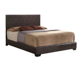 Brown Pu Panel Bed