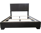 82' X 57' X 47' Full Black Pu Panel Bed