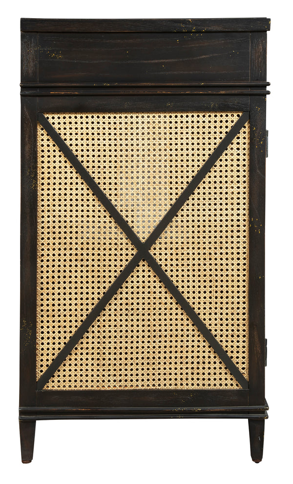 Hekman Furniture 28528 Entertainment Center With Cane Panel Doors 28528