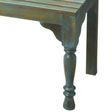 Butler Specialty Roseland Blue Solid Wood Bench 2853070