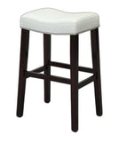 19' X 14' X 26' 2pc White And Espresso Counter Height Stool