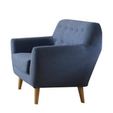 35' X 31' X 35' Blue Linen Chair