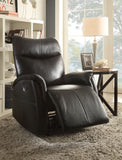 30" X 36" X 41" Black Leather-Aire Motion Recliner