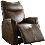 30' X 36' X 41' Brown Leather-Aire Motion Recliner