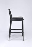 20' X 19' X 41' 2pc Black And Antique Black Bar Chair