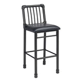 22' X 18' X 42' 2pc Black And Black Bar Chair