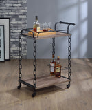 Black Serving Cart