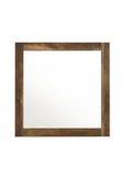 Morales Transitional Mirror Rustic Oak 28594-ACME