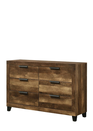 Morales Transitional Dresser Rustic Oak 28595-ACME