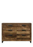 Morales Transitional Dresser Rustic Oak 28595-ACME