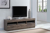 59' X 15' X 19' Rustic Oak Mdf Tv Stand