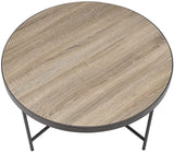 32.3' X 32.3' X 15.75' Weathered Gray Oak Coffee Table