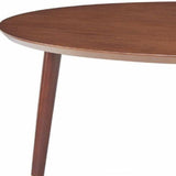 35' X 35' X 17' Walnut Mid-Century Modern Coffee Table